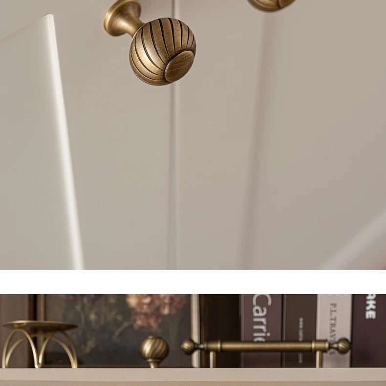 Brushed Antique Brass Kitchen Cabinet Pull Handle