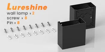 Modern LED Wall Sconces Black Aluminum Up Down Light
