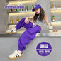 Girls Loose Cargo Pants with Belt for Daily Wear
