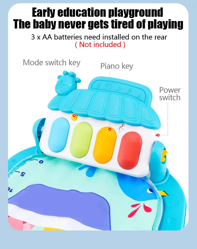 Baby Fitness Stand Music Play Gym Activity Toy