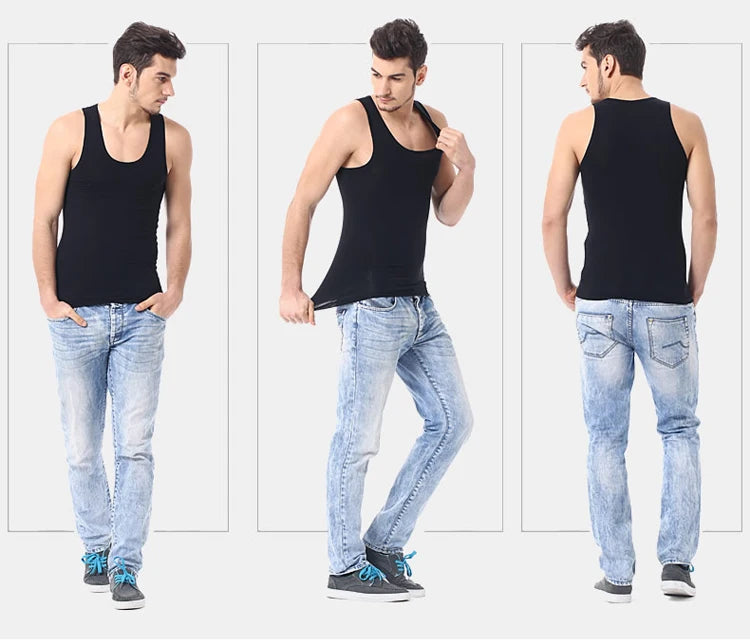 Men's Cotton Casual Sleeveless Vest for All Seasons