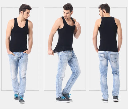 Men's Cotton Casual Sleeveless Vest for All Seasons
