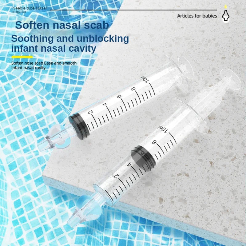 10ML Baby Nasal Aspirator Syringe Silicone Cleaner