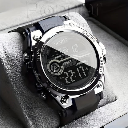 Men's Digital Sports Watch -LED Display