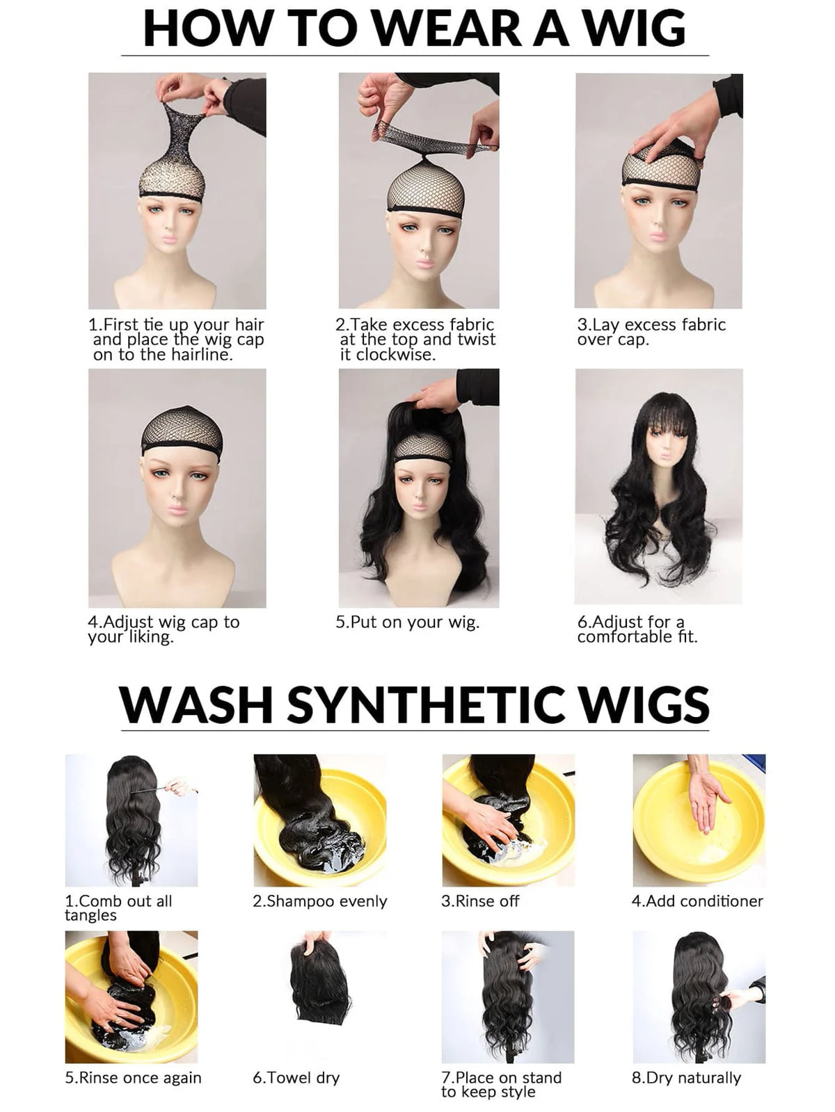 Light Gray Synthetic Wig with Fringe for Daily Use