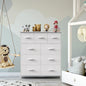 JHK Modern Fabric Dresser With 9 Storage Drawers