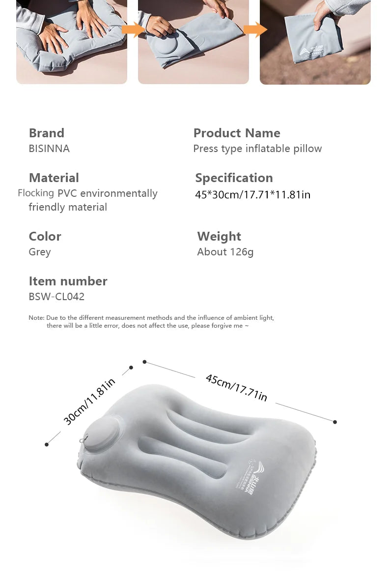 BISINNA Ultralight Inflatable Camping Pillow