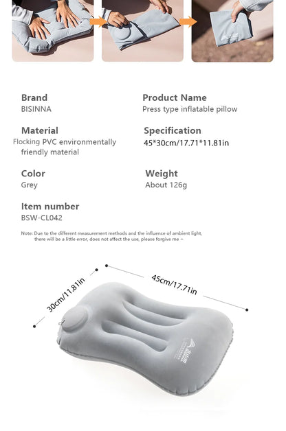 BISINNA Ultralight Inflatable Camping Pillow