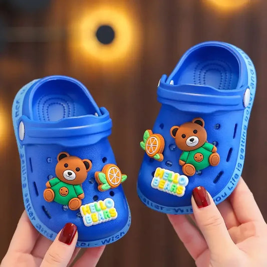 Children's Cartoon Slippers with Soft EVA Soles