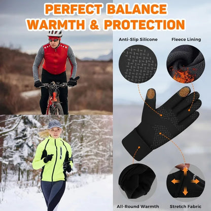 Winter Warm Touch Screen Cycling Gloves for Sports