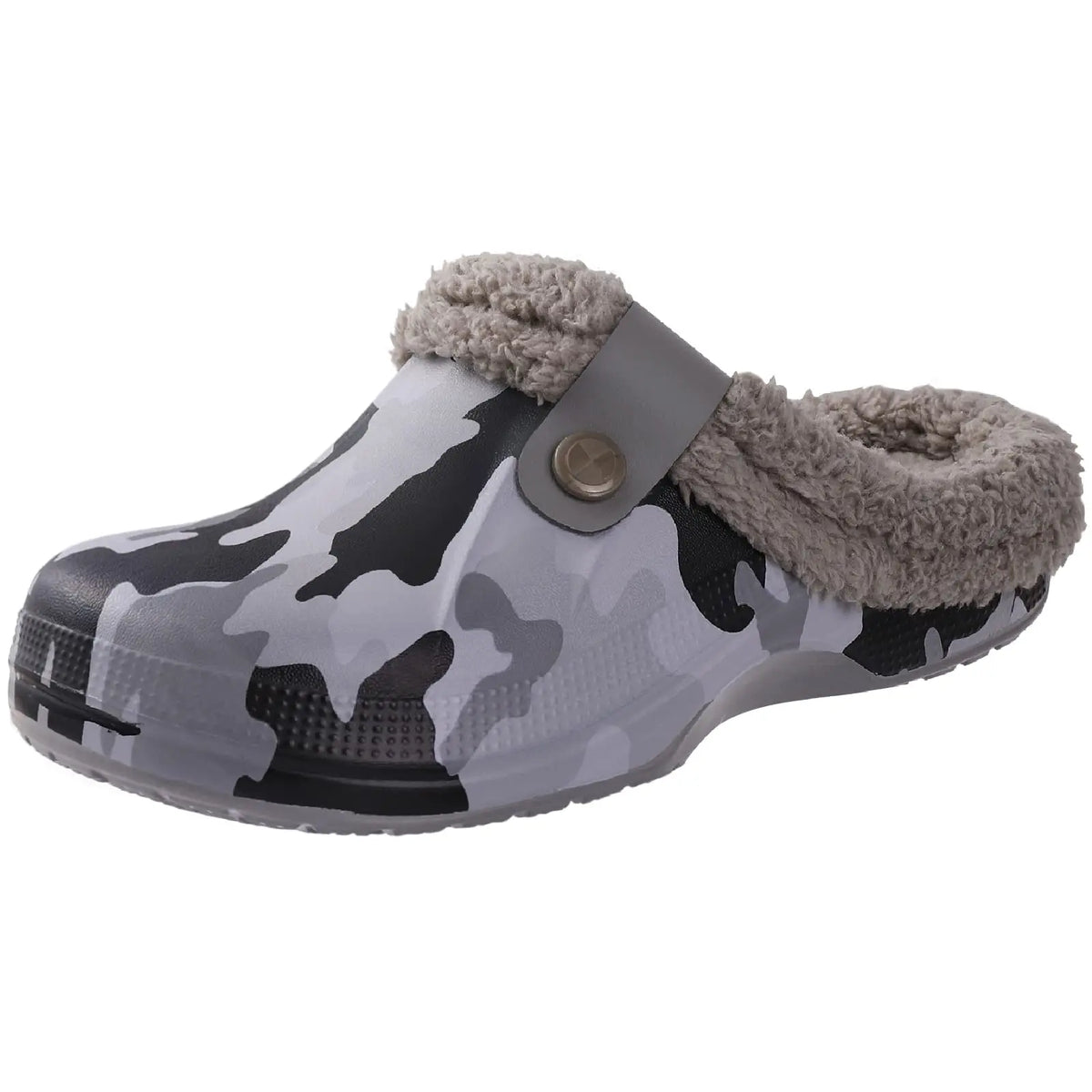 Litfun Winter Plush Furry Clogs Slippers for Women