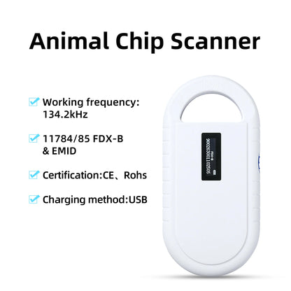 PT160 USB RFID Handheld Pet Microchip Scanner