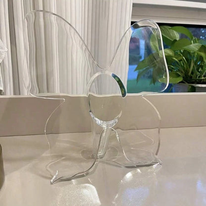 Clear Acrylic Flower Vase for Modern Home Decor