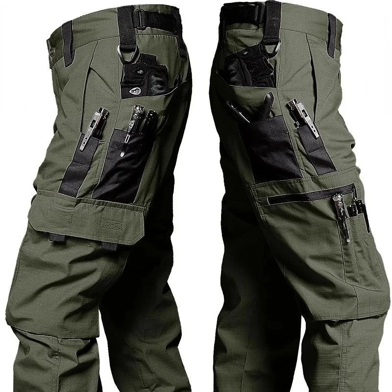 Wear Resistant Multi-pocket Cargo Pants for Men