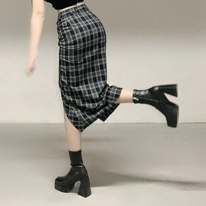 Gothic Square Toe Ankle Boots for Women
