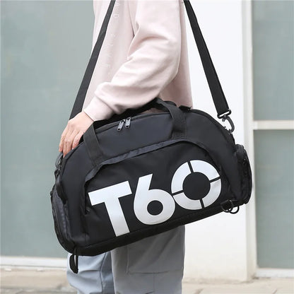 Waterproof Nylon Gym Bag for Fitness and Travel