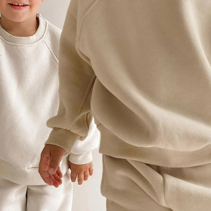 Children's Fleece Sports Set Sweatshirt and Pants
