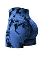 Tie Dye High Waist Gym Shorts for Women
