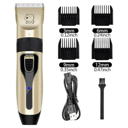 USB Rechargeable Pet Grooming Clipper