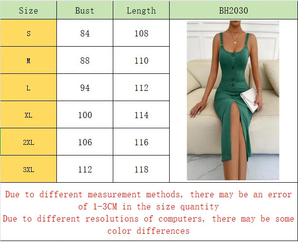 Women's Slim Fit Faux-Button Knit Tank Dress