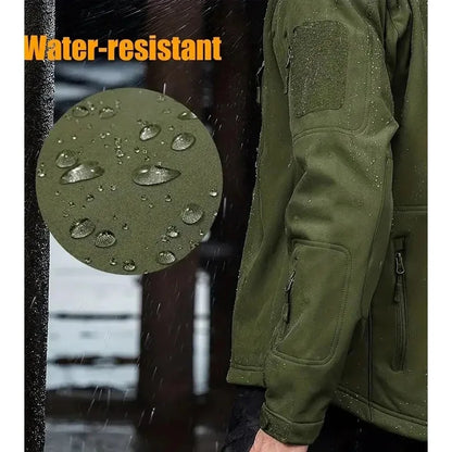 Men's Hooded Tactical Waterproof Bomber Jacket