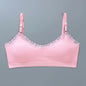 Girls Lace Training Bras Set Cotton Padded Daily Wear