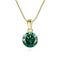 Moissanite Pendant Necklace 925 Sterling Silver Women