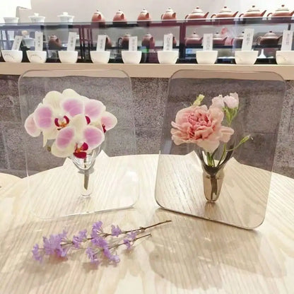 Clear Acrylic Flower Vase for Modern Home Decor