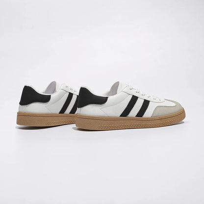 Women Lace-Up Casual Sneakers Breathable Tennis Shoes