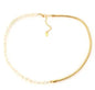 Vintage Textured Stainless Steel Necklace
