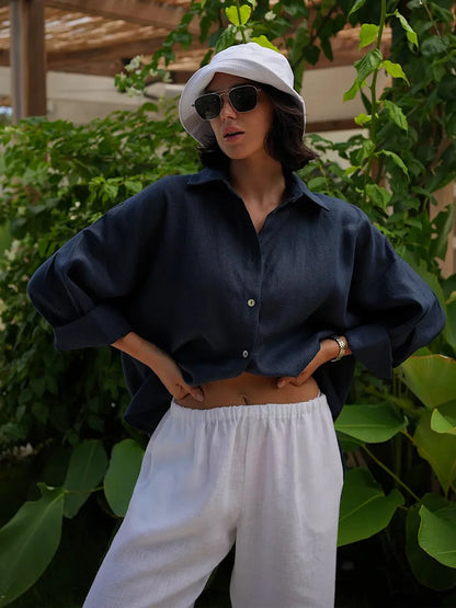 Bornladies Cotton Casual Shirt for Women