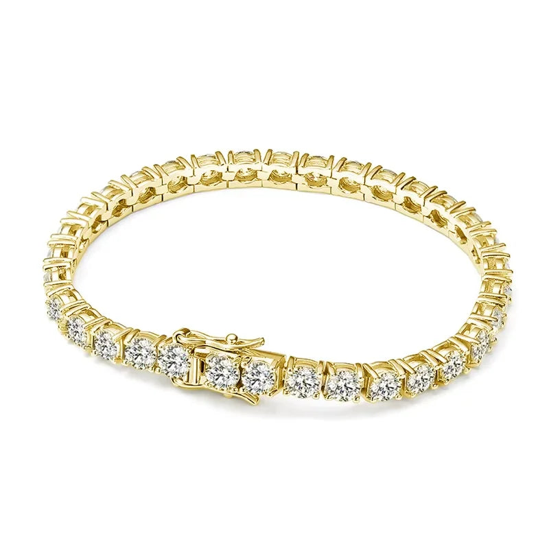 Moissanite Tennis Bracelet in 925 Sterling Silver