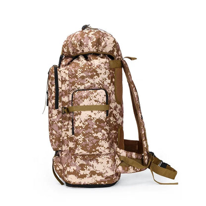 80L Tactical Mountaineering Backpack for Hiking Camping