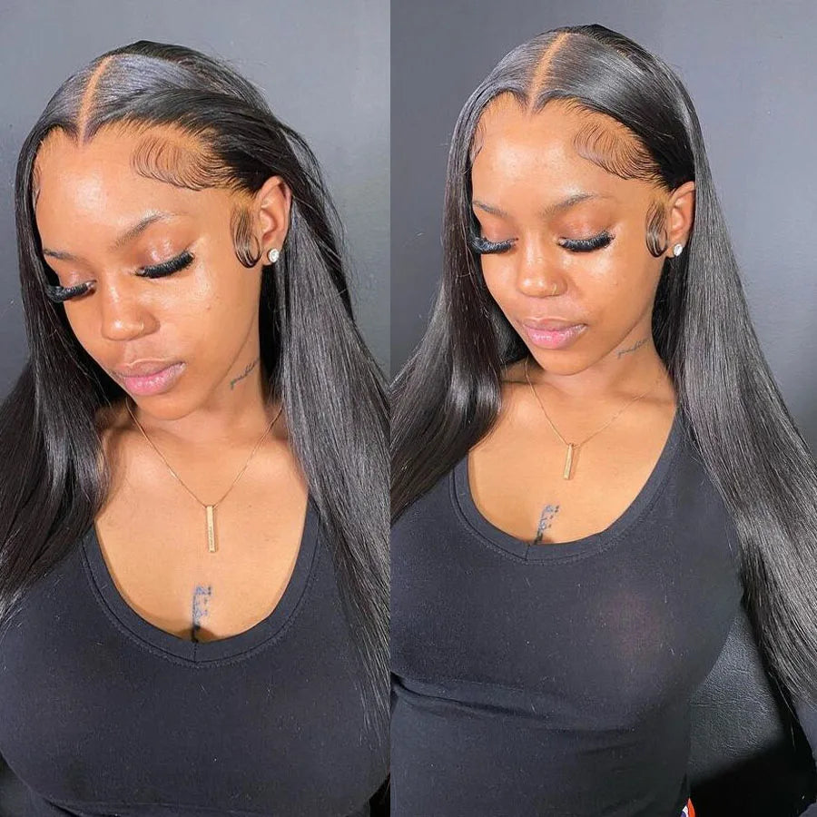 HD Lace Frontal Wig 250% Density Straight Human Hair