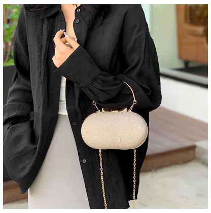 Luxury Sequined Hand-held Dinner Bag for Weddings