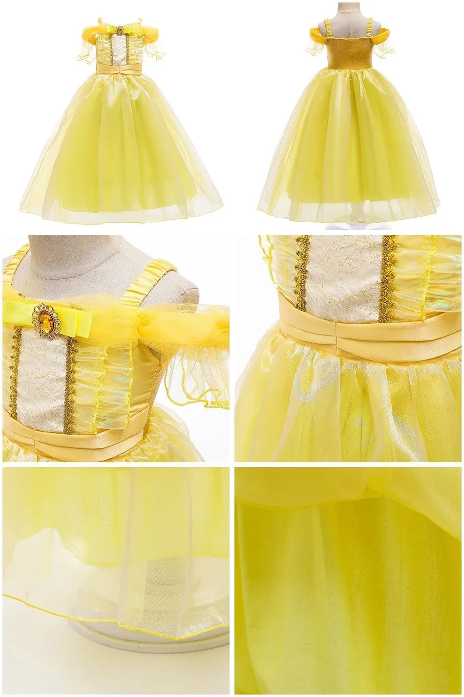 Kids Princess Dress Cinderella Cosplay Costume for Girls
