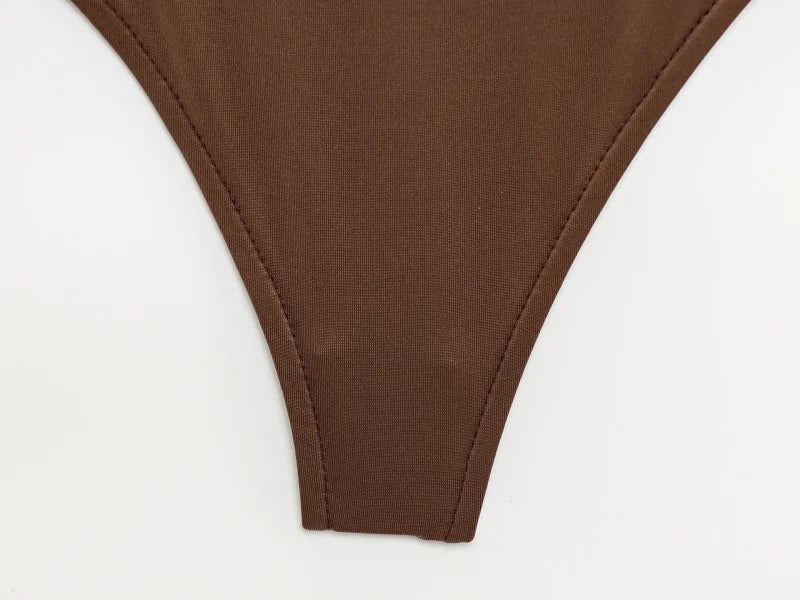 Underwire Spaghetti Strap Bodysuit for Women Casual Slim Fit