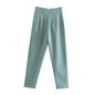 High Waist Pencil Pants for Women in Black and Pink