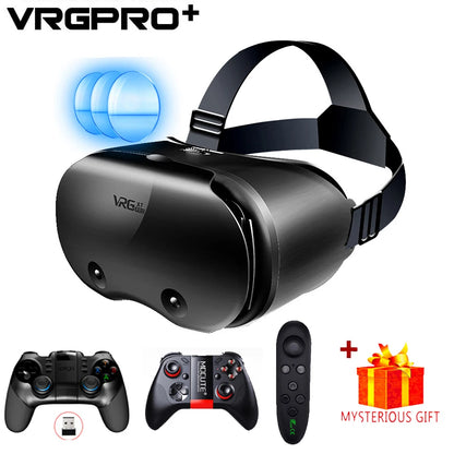 3D Virtual Reality Glasses for Smartphones with Real Lenses
