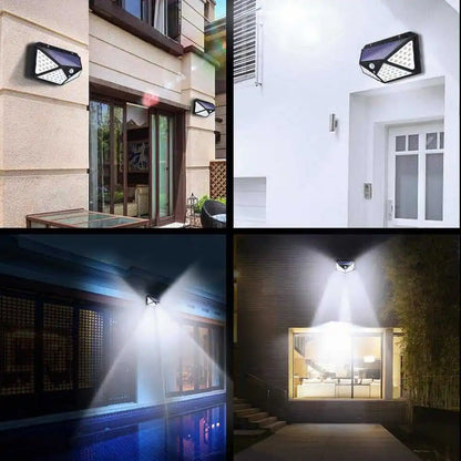 100 LED Solar Security Lamp Waterproof Motion Sensor