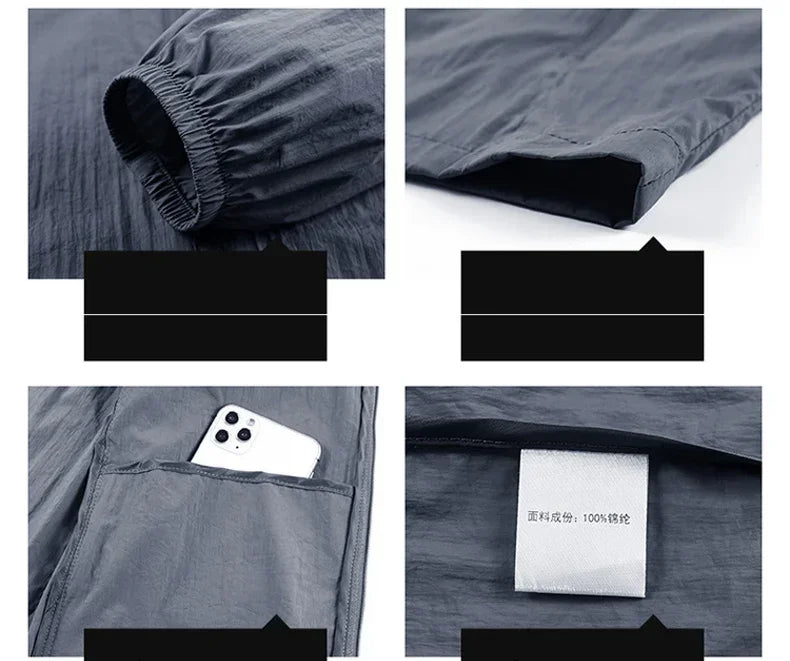 Men's UV Protection Quick Dry Windbreaker Jacket