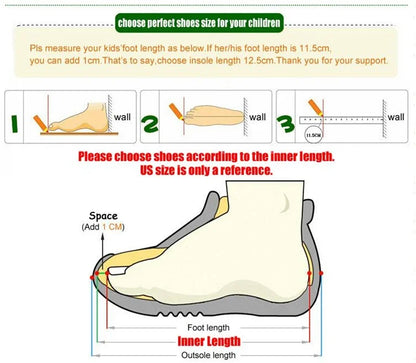 Girls PU Leather Ankle Boots with Anti-slip Sole