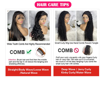 Body Wave 13x6 HD Transparent Lace Frontal Wig