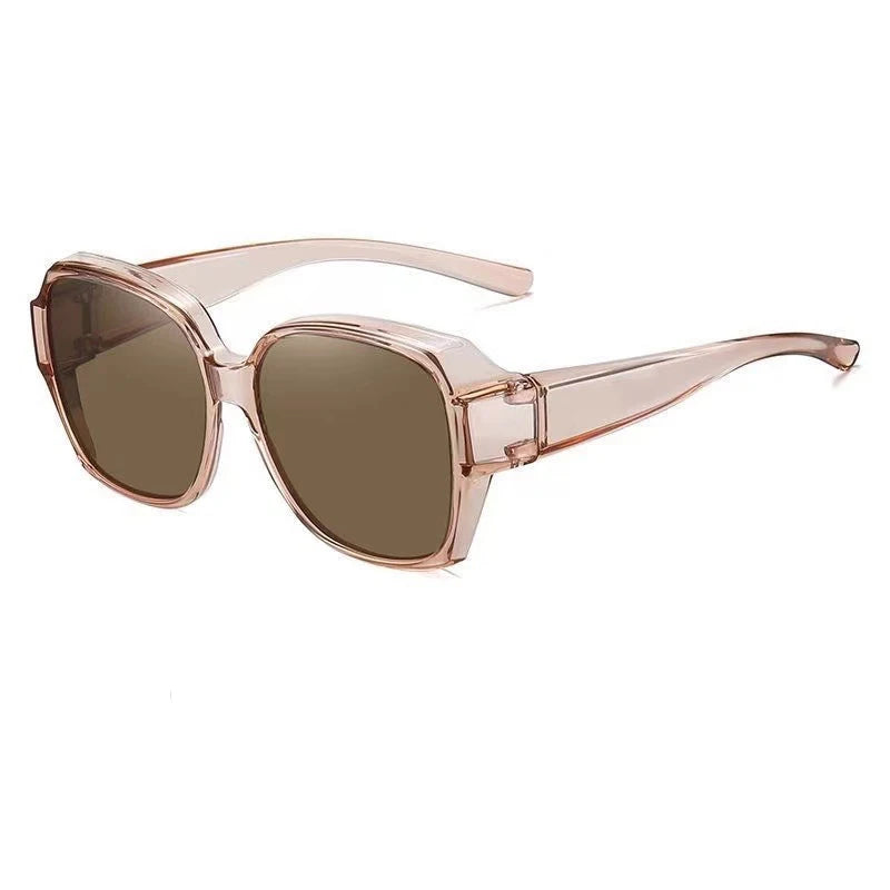 Round Polarized Sunglasses for Prescription Glasses