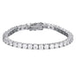 Moissanite Tennis Bracelet 925 Sterling Silver White Gold