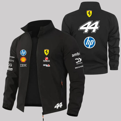 Ferrari Windproof Jacket for Men, Casual Polyester Outerwear