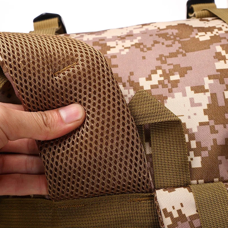 80L Tactical Mountaineering Backpack for Hiking Camping