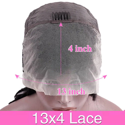 Bob Straight Lace Front Wig 16 Inch Human Hair