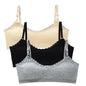 Girls Lace Training Bras Set Cotton Padded Daily Wear