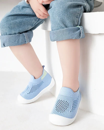 Breathable Mesh Knit Baby Sneakers for Toddlers
